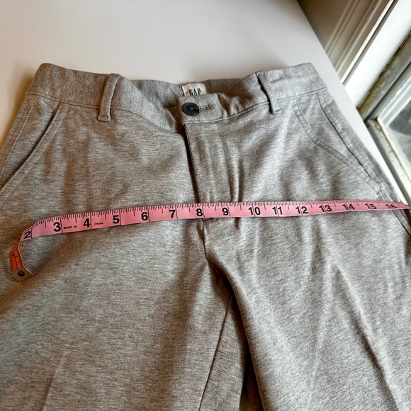 Gap Wide Leg Knit Pants Light Grey 0P - Picture 7 of 8